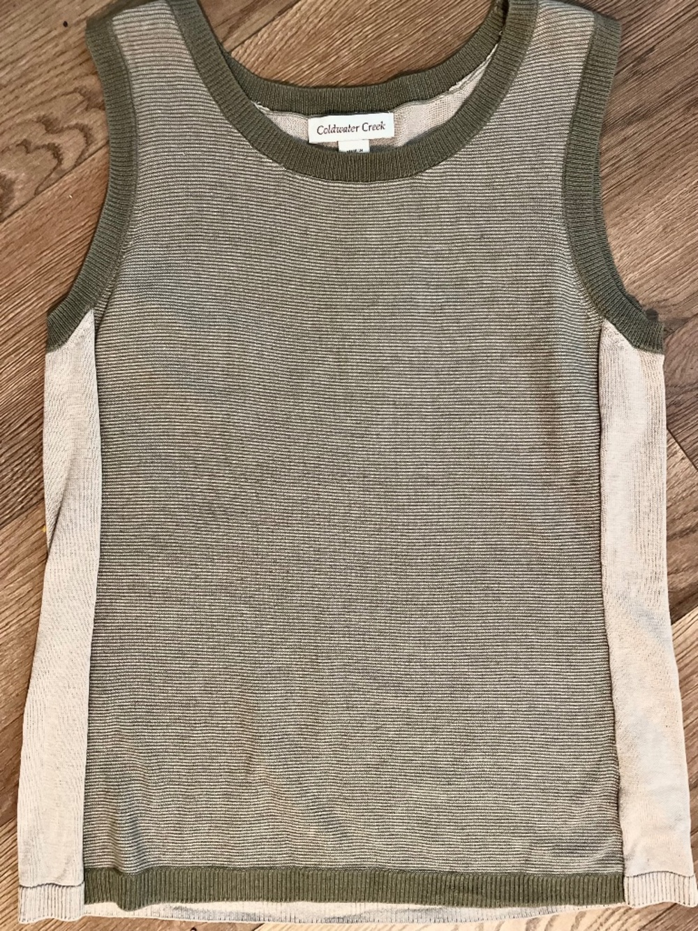Vintage natural fibers tank top